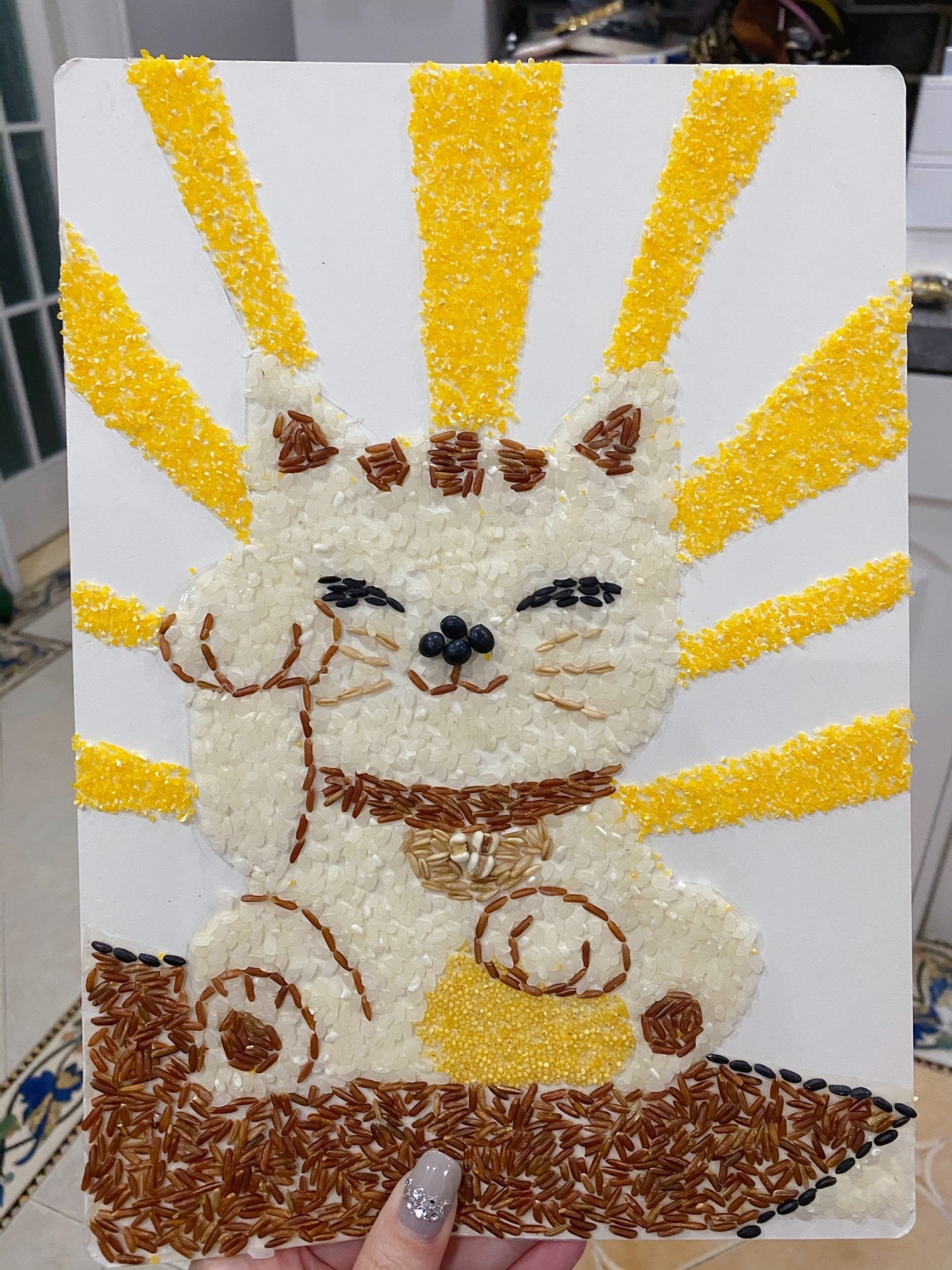 家長為幼兒園作業(yè)有多拼?全屋家電涂成油畫藝術(shù)品
